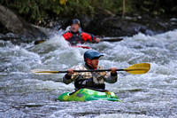 KAYAKERS RED ND GREEN